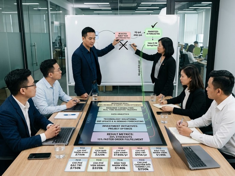 Vai trò của chiến lược công nghệ trong định hướng đầu tư và xây dựng năng lực